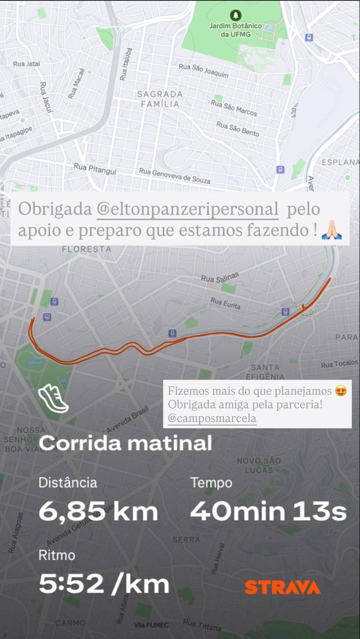 Print original de depoimento sobre consistência